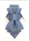 Blue stylish necktie, Blue wedding bow tie,  Tie for elegant men