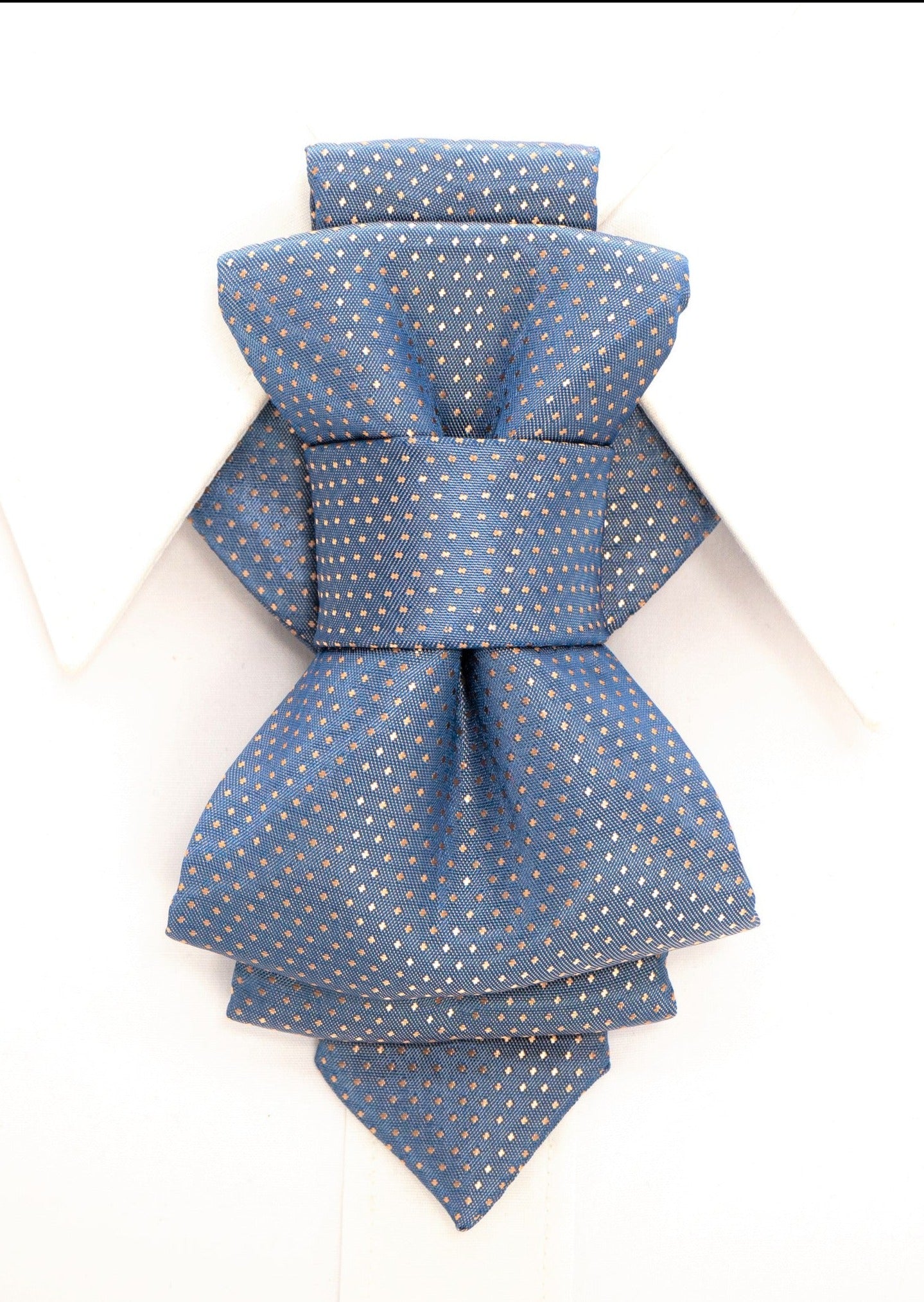 Blue stylish necktie, Blue wedding bow tie,  Tie for elegant men