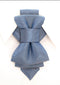 Blue stylish necktie, Blue wedding bow tie,  Tie for elegant men