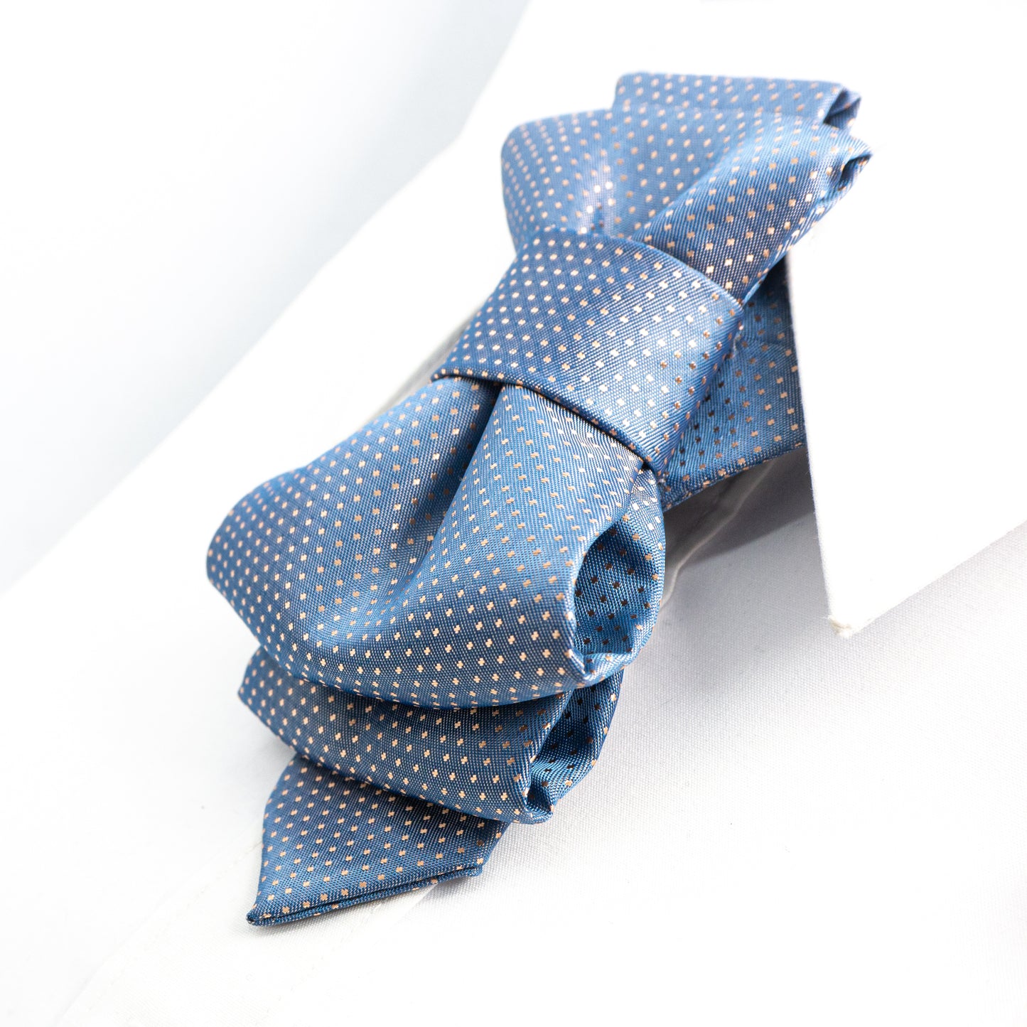 Blue stylish necktie, Blue wedding bow tie,  Tie for elegant men