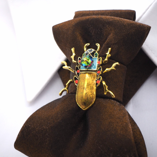 HOPPER TIE "EXOTIC GUEST", Bow tie, hopper tie for women, Ruty Design tie, Vertical bow tie, hand-made tie, gift for stylish women, Wedding Bow Ties & Neckties, hopper tie, BOW TIE (Hopper tie) for women, Lietuviškos peteliškės. wedding tie, bow tie for ladies, Luxury neck accessory for women, female bow tie