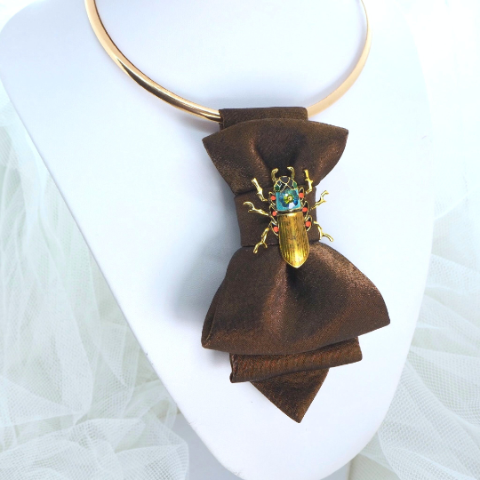 HOPPER TIE "EXOTIC GUEST", elegant women tie