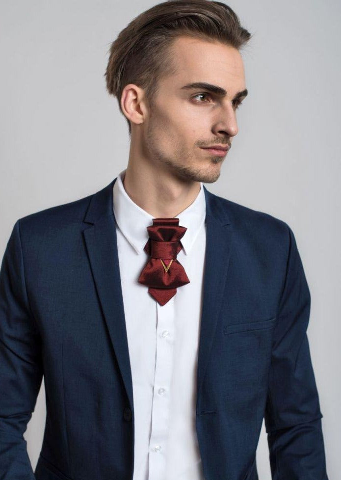 Bow Tie, Bow tie for men, Tie for wedding suite BORDEAUX II hopper tie Bow tie, Elegant Bow tie,  Wedding Bow Ties & Neckties, wedding tie, papuošalas iš kaklaraiščio, bordeaux tie, Wedding Ties for Grooms, vestuvnis kaklaraištis