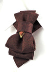 Nougat Bow Tie, Hopper Tie, Handmade Cravat, Wedding Tie, Groom Accessory, Luxury Necktie, Autumn Bow Tie, Unique Design Tie, Men's Formal Tie, Statement Cravat, Fashion Neckwear, Dark Brown Bow Tie, Artistic Necktie, Pre-Tied Cravat, Unisex Tie, Elegant Tie for Concerts, Handmade in Lithuania, Rūta Piekurienė Design, Layered Bow Tie, Earth Tone Tie, Fall Fashion Accessory