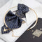 FEMALE BOW TIE "BLUE GOTHIC" Unique handmade bow ties ruty