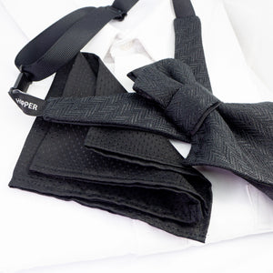 Black adjustable Unique tie