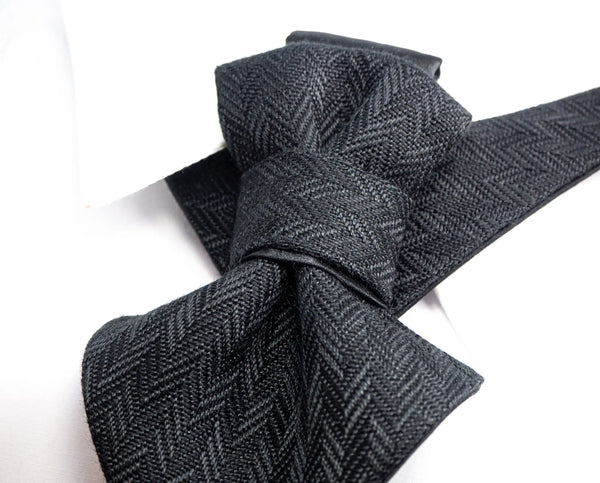 textured handmade unique men's tie
