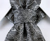 HOPPER TIE SILVER GARDEN, Hopper bow tie Ruty Design Bow Tie Original vertical bow tie Hand made