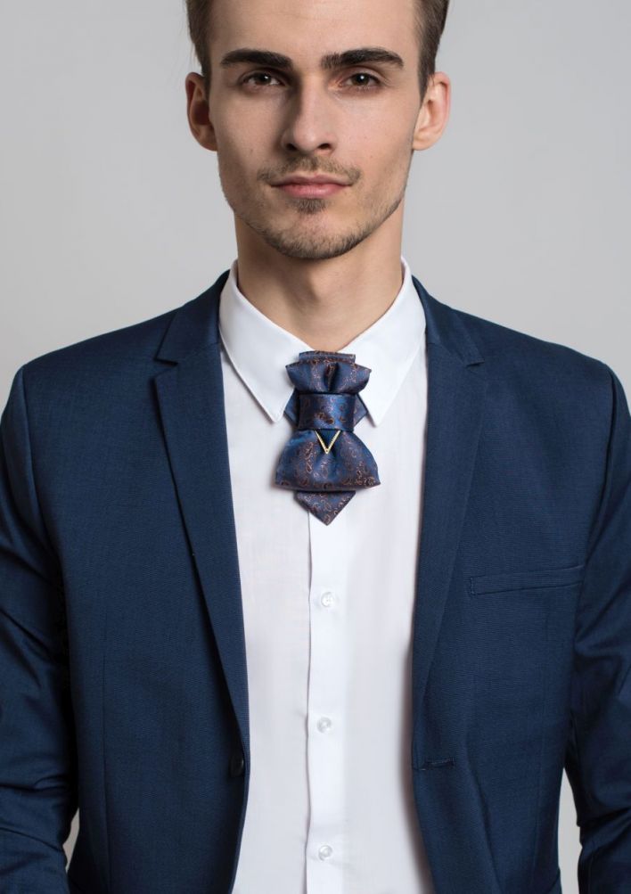 HOPPER BOW TIE MIST I, Wedding bow tie for men