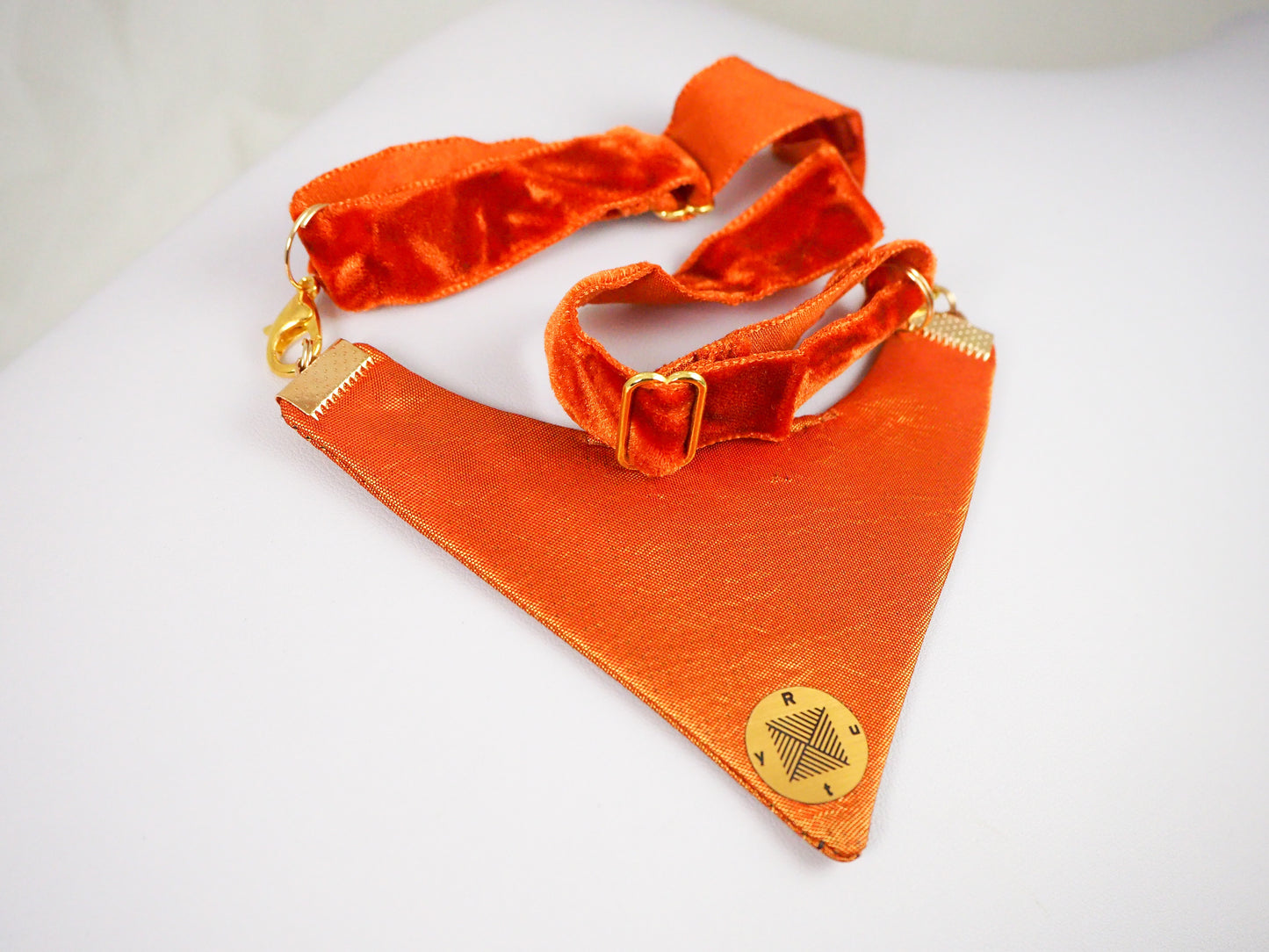  Hopper tie, Orange bow tie, Yellow bow tie, Summer neck accessory, Unique bow tie, Designer neckwear, Artistic bow tie, Unisex necktie, Statement tie, Gold insect bow tie, Pendant bow tie, Versatile bow tie, Fashion bow tie, RutyDesign tie, Orange dream tie, Lithuanian design tie, One of a kind tie, Handmade bow tie, Modern bow tie, Bold color tie, Elegant unisex accessory, Adjustable hoop tie, Orange fashion accessory LADIES HOPPER TIE ORANGE DREAM  FOR LADIES