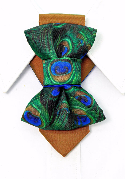 BOW TIE HOPPER TIE PEACOCK